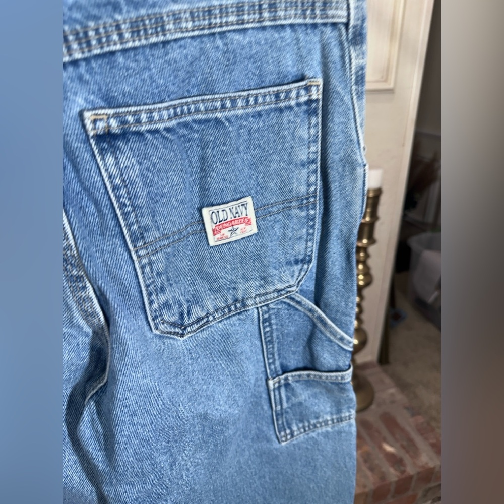 Old Navy Carpenter Jeans 14 Youth Vintage Workwear‎ Gorpcore - Picture 3 of 10